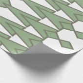 Green Bowties Geschenkpapier (Ecke)