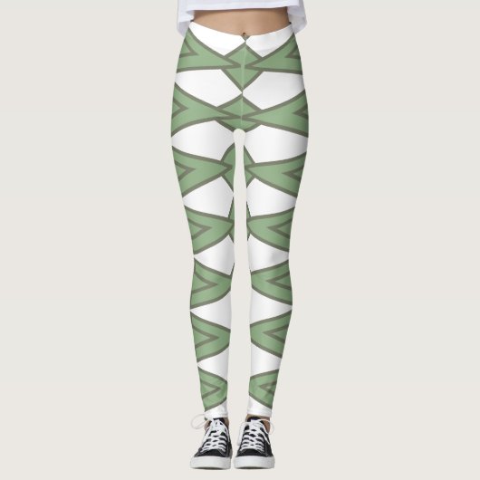 Green Bowties Leggings (Vorderseite)