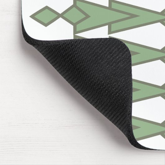 Green Bowties Mousepad (Ecke)