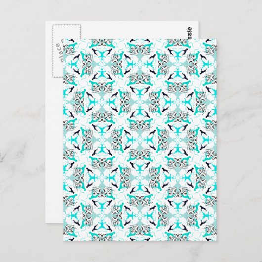 Green Boxerdogs Postkarte (Vorne/Hinten)