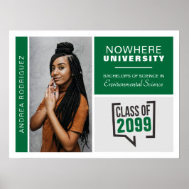 Green Boxes & Foto Abschluss Poster