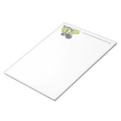 Green Boy & Girl 1 Letter Notepad Notizblock (angewinkelt)