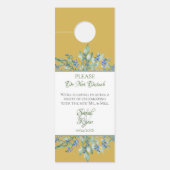 Green Branch Wedding Suite Gefallen - Door Hanger Türanhänger (Vorderseite)