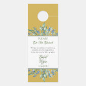 Green Branch Wedding Suite Gefallen - Door Hanger Türanhänger (Rückseite)