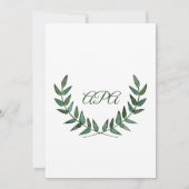 Green Branches Save the Date (Rückseite)