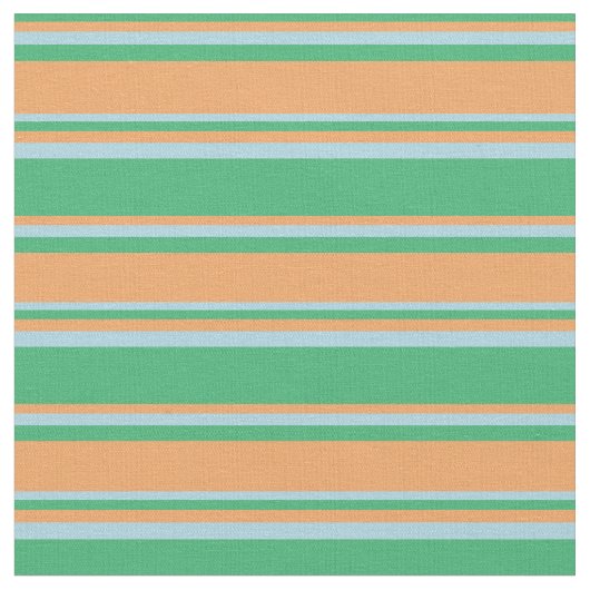 Green, Braun und hellblaues Muster Stoff (Nahaufnahme)