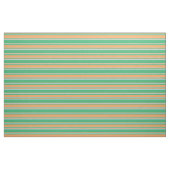 Green, Braun und hellblaues Muster Stoff (Fat Quarter (45,7 x 55,9 cm))