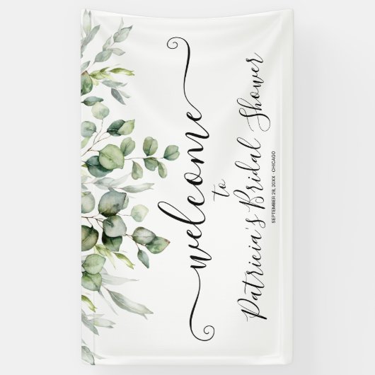 Green Brautparty Begrüßungszeichen Banner (Vertikal)