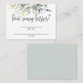 Green Brautparty Game Card Platzkarte (Vorne/Hinten)