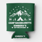 Green Bride Camp Bachelorette Dosenkühler (Vorderseite)
