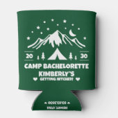 Green Bride Camp Bachelorette Dosenkühler (Rückseite)