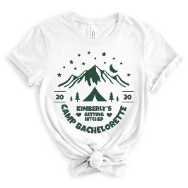 Green Bride Camping Junggeselinnen-Abschied BVI Tri-Blend Shirt