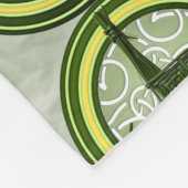 Green Brigid's Cross Fleecedecke (Ecke)