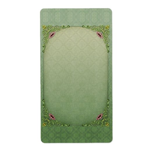 Green Brocade Pink Petunias (Vorne)