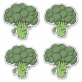 Green Broccoli Aufkleber (Vorderseite)