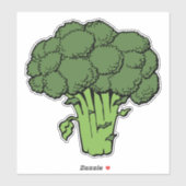 Green Broccoli Aufkleber (Blatt)