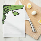 Green Broccoli Geschirrtuch (Viertel Falte)