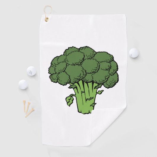 Green Broccoli Golfhandtuch (Insitu)