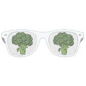 Green Broccoli Partybrille (Vorderseite)