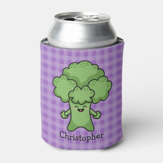 Green Broccoli Personalisiert Can Cooler Dosenkühler (Kanne Vorderseite)