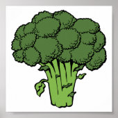 Green Broccoli Poster (Vorne)
