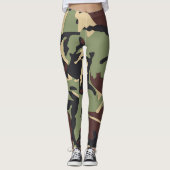Green Brown Camou Leggings (Vorderseite)