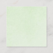 Green Brown Diaper Raffle Baby Duschkarten Begleitkarte (Rückseite)