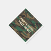 Green Brown Militär-Camouflage Serviette (Ecke)