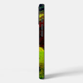 Green Brown pouring colour Case-Mate iPhone Hülle (Rückseite / Links)