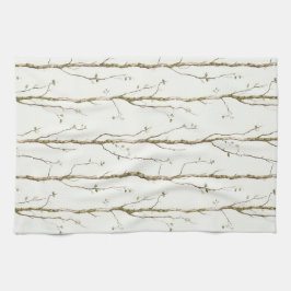 Green Brown Trees   Geschirrtuch