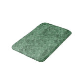 Green Bubble-Packing-Muster Badematte (Schrägansicht)