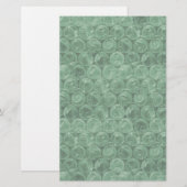 Green Bubble-Packing-Muster Briefpapier (Vorne/Hinten)