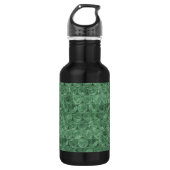 Green Bubble-Packing-Muster Edelstahlflasche (Vorderseite)