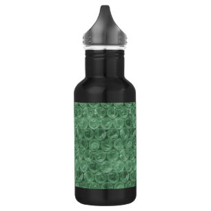 Green Bubble-Packing-Muster Edelstahlflasche