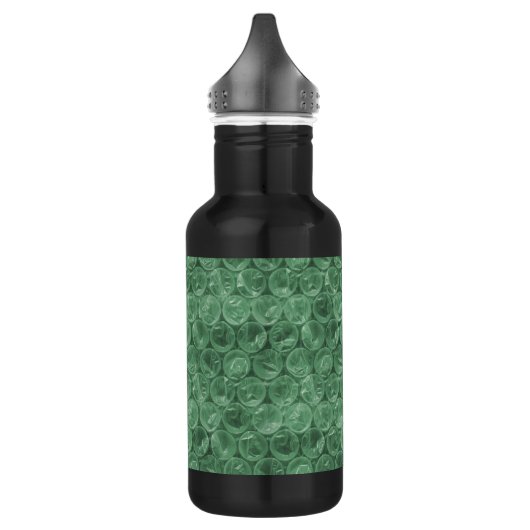 Green Bubble-Packing-Muster Edelstahlflasche (Links)