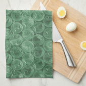 Green Bubble-Packing-Muster Küchentuch (Viertel Falte)