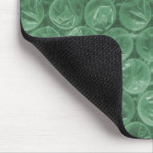 Green Bubble-Packing-Muster Mousepad (Ecke)