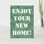 Green Bubble Wrapper Housewarming Card Einladung (Vorderseite)
