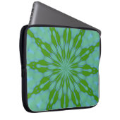 Green Buble Zen Laptop Case (Vorne Rechts)