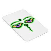 Green Buddha Eyes.png Magnet (Rechte Seite)