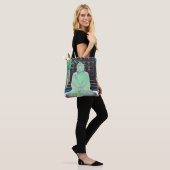 Green Buddha Tote Bag Tasche (Am Model)