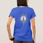 Green Buddha und Golden Lotus T-Shirt (Rückseite)