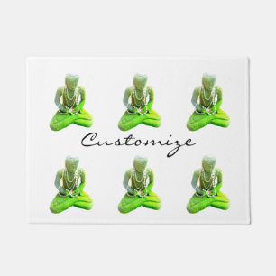 Green Buddhas Thunder_Cove Fußmatte