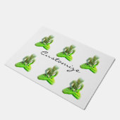 Green Buddhas Thunder_Cove Fußmatte (Schrägansicht)