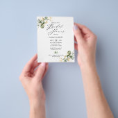 Green Budget Bridal Dusche Einladung Flyer (Gruppe)