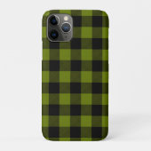 Green Buffalo Check Garden Case-Mate iPhone Hülle (Rückseite)