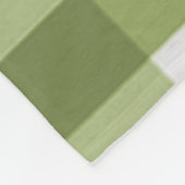 Green Buffalo Kariert Farm Pig Fleece Blanket (Ecke)