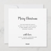 Green Buffalo Kariert | Foto zu Weihnachten (Rückseite)