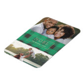 Green Buffalo Kariert Gold Frame WEIHNACHTEN Mehrf Magnet (Linke Seite)