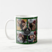 Green Buffalo Kariert Lumberjack Foto Collage Kaffeetasse (Links)